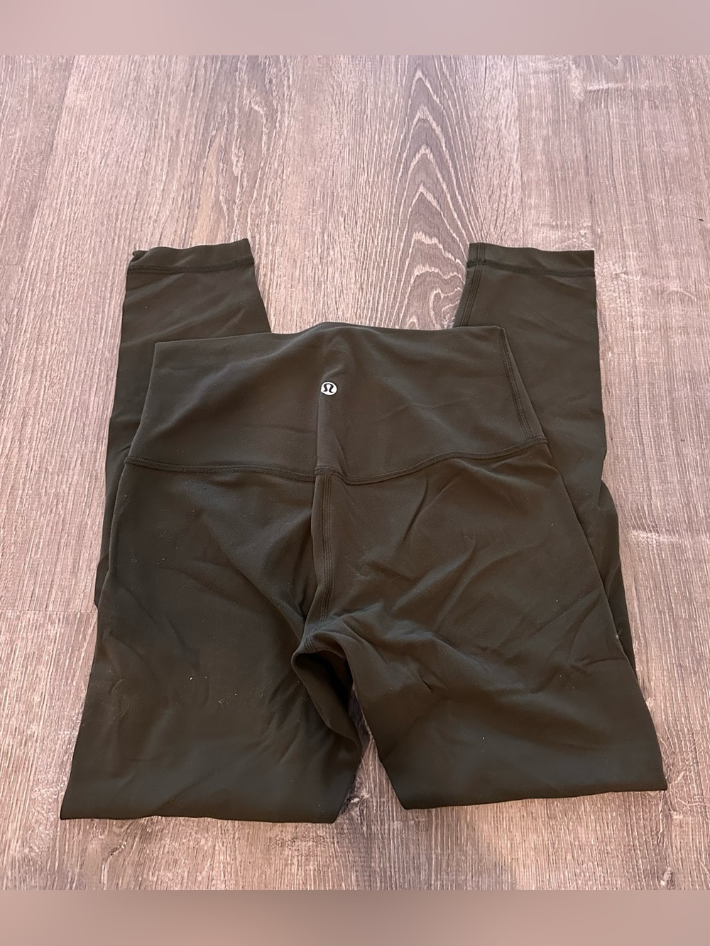 Lululemon align leggings in olive green size 6